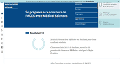 Desktop Screenshot of medicalsciences.fr