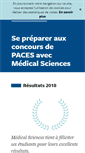 Mobile Screenshot of medicalsciences.fr